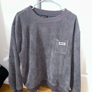 Gray White Fox Sweatshirt